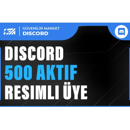  500 Discord 724 Aktif Üye - RESİMLİ